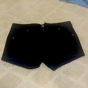 Jean shorts black